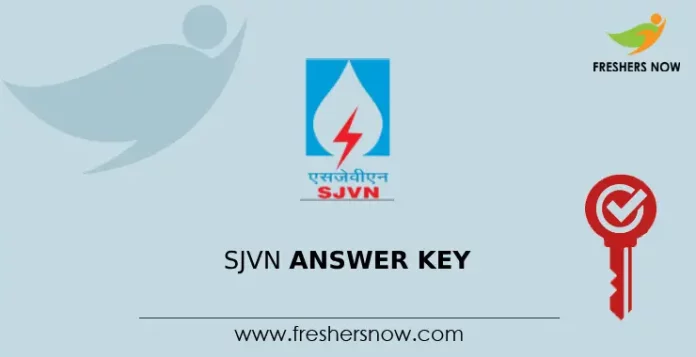 SJVN Answer Key