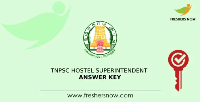 TNPSC Hostel Superintendent Answer Key