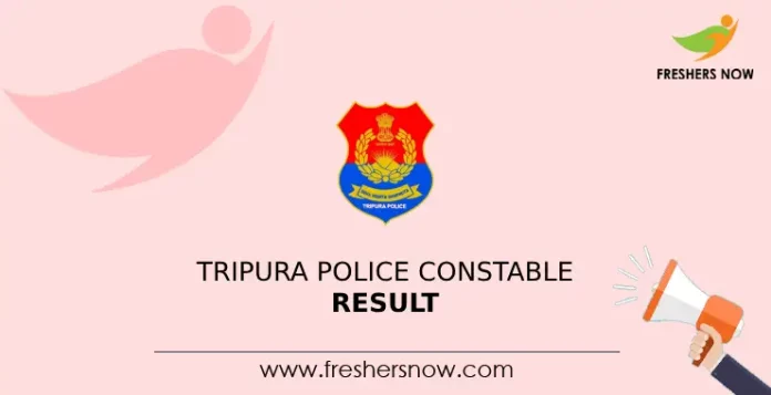 Tripura Police Constable Result