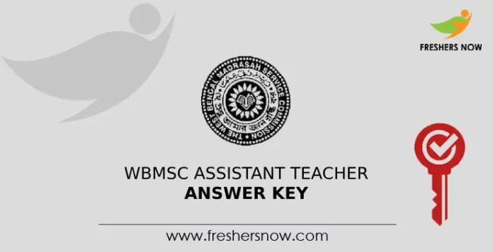 WBMSC Assistant Teacher Answer Key