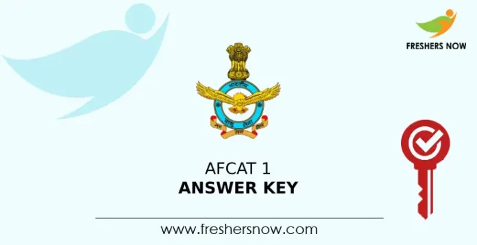 AFCAT 1 Answer Key