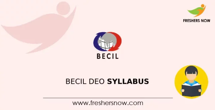 BECIL DEO Syllabus