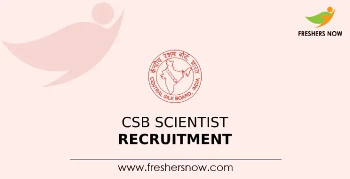 CSB Scientist Recruitment