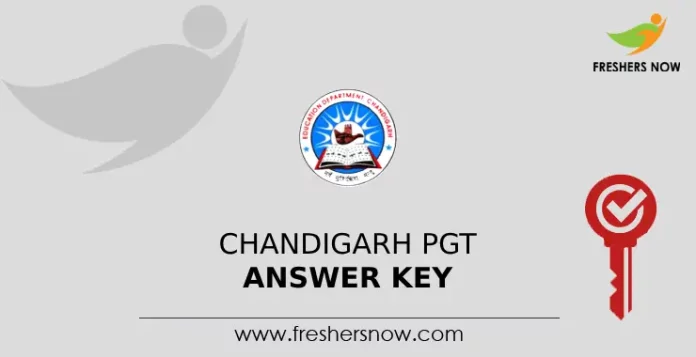 Chandigarh PGT Answer Key