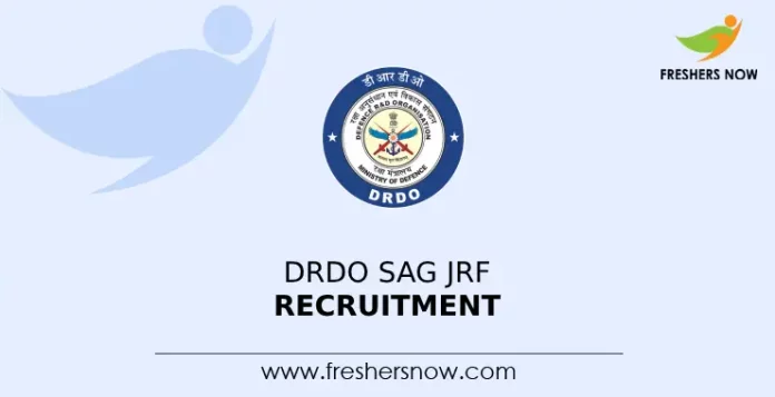 DRDO SAG JRF Recruitment