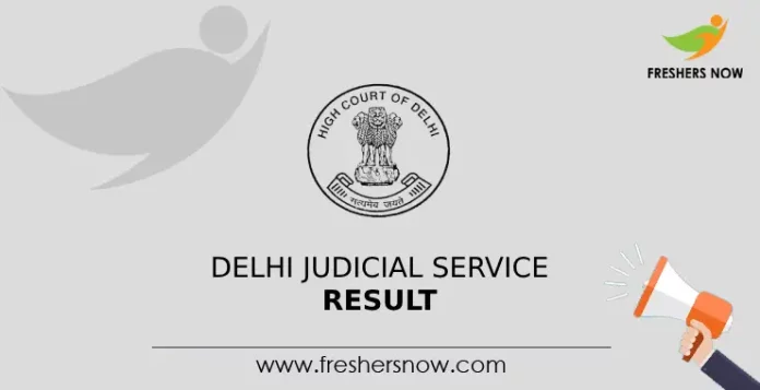 Delhi Judicial Service Result