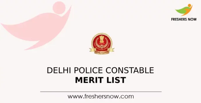 Delhi Police Constable Merit List