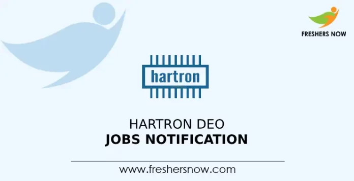 HARTRON DEO Jobs Notification