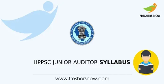 HPPSC Junior Auditor Syllabus