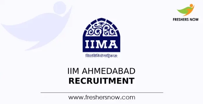 IIM Ahmedabad Recruitment