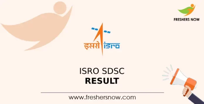 ISRO SDSC Result