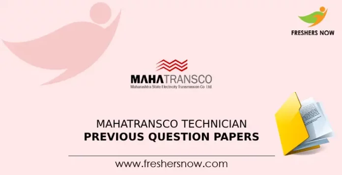 MAHATRANSCO Technician Previous Question Papers