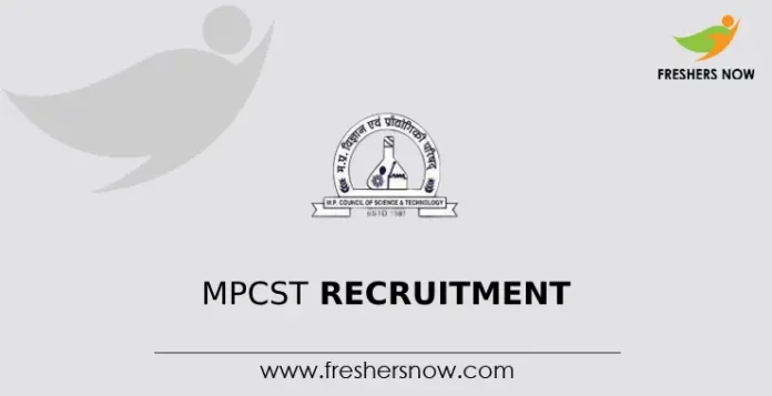 MPCST Recruitment