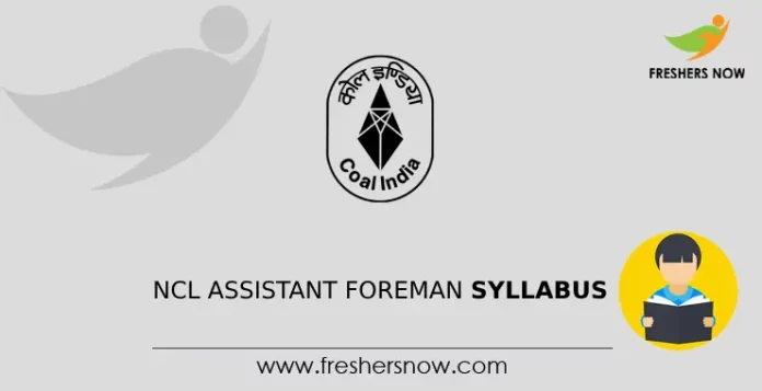 NCL Assistant Foreman Syllabus