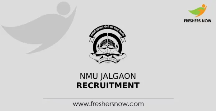 NMU Jalgaon Recruitment