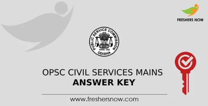 OPSC Civil Services Mains Answer Key
