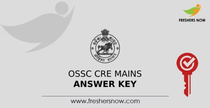 OSSC CRE Mains Answer Key