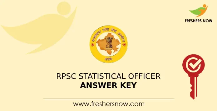 RPSC Statistical Officer Answer Key