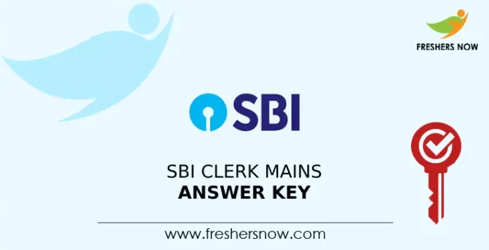 SBI Clerk Mains Answer Key