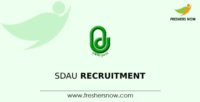 SDAU Recruitment