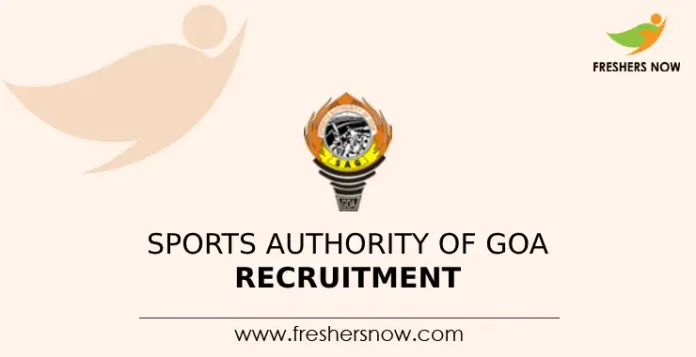 Sports Authority of Goa Recruitment