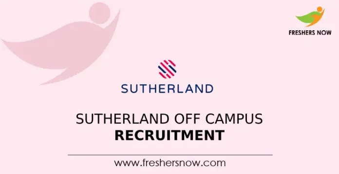 Sutherland Off Campus Recruitment