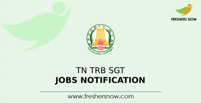 TN TRB SGT Jobs Notification