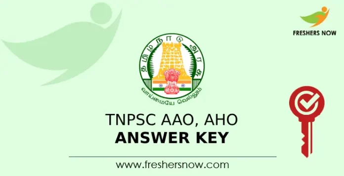 TNPSC AAO, AHO Answer Key