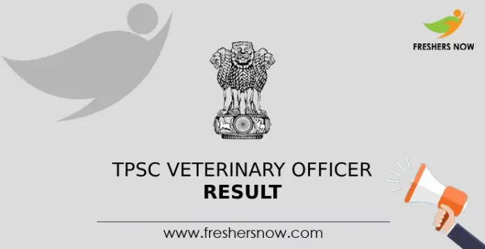 TPSC Veterinary Officer Result