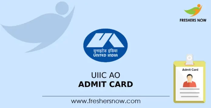 UIIC AO Admit Card