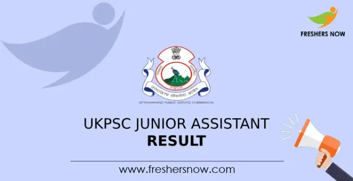 UKPSC Junior Assistant Result (1)