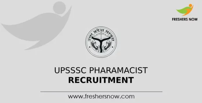 UPSSSC Pharamacist Recruitment