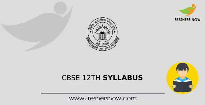 CBSE 12th Syllabus