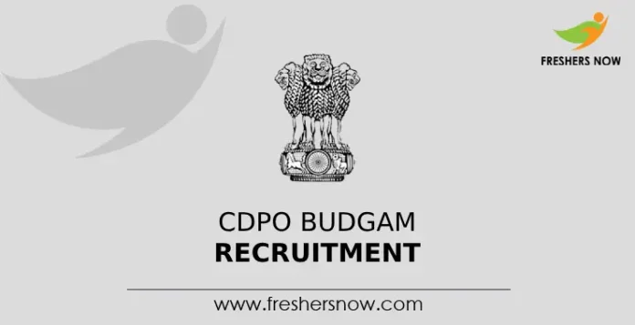 CDPO Budgam Recruitment