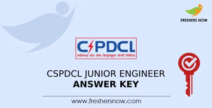 CSPDCL Junior Engineer Answer Key