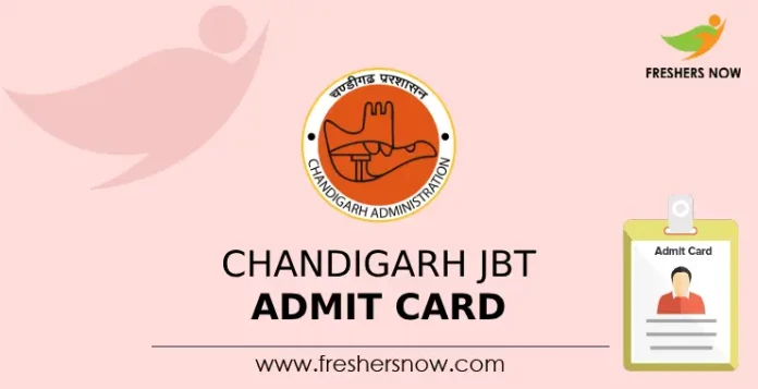 Chandigarh JBT Admit Card