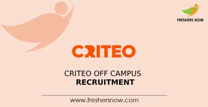 Criteo Off Campus Recruitment
