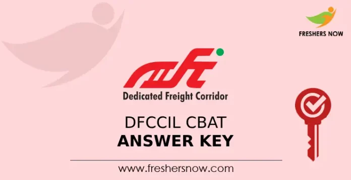 DFCCIL CBAT Answer Key