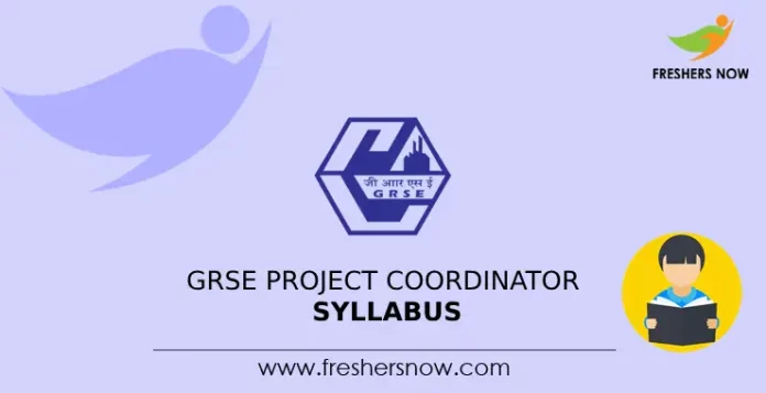 GRSE Project Coordinator Syllabus