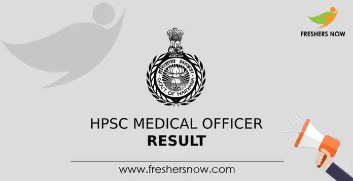HPSC Medical Officer Result 2024