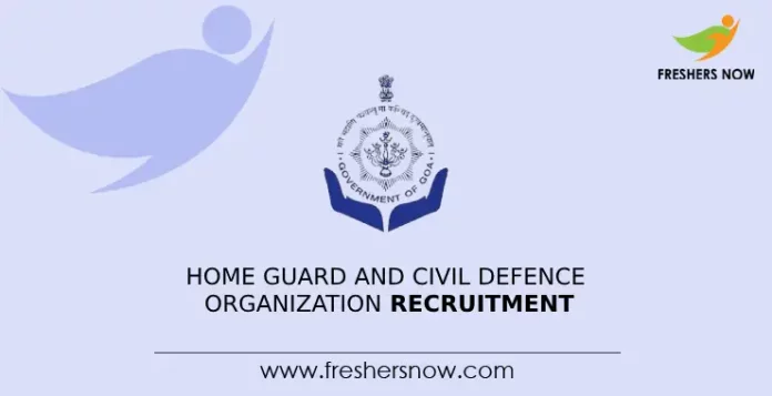 Home Guard and Civil Defence Organization Recruitment