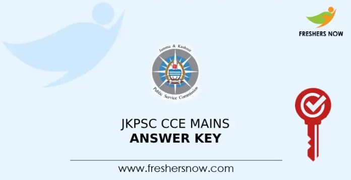 JKPSC CCE Mains Answer Key
