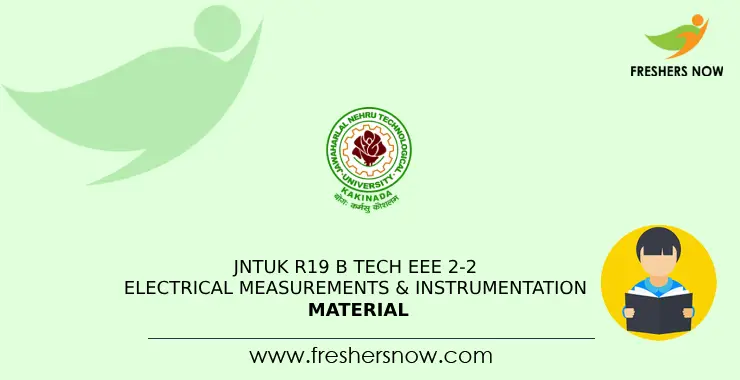 JNTUK R19 B Tech EEE 2 2 EMI Material PDF Download