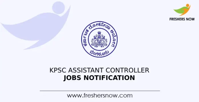 KPSC Assistant Controller Jobs Notification