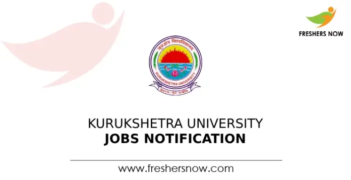 Kurukshetra University Jobs Notification