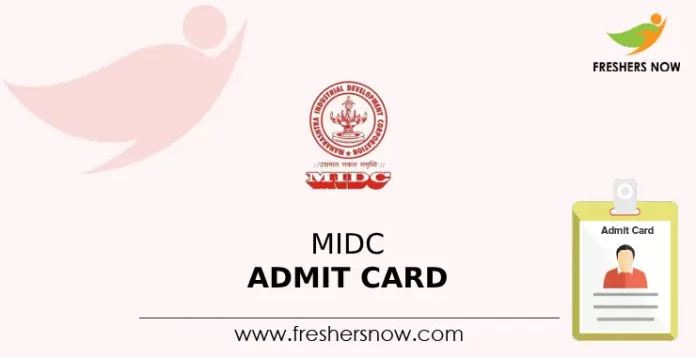 MIDC Admit Card