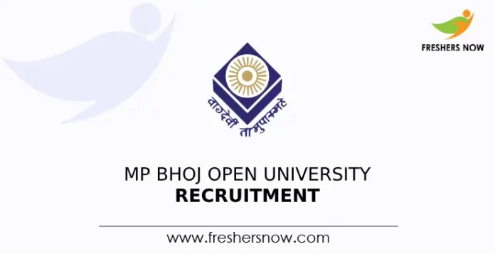 MP Bhoj Open University Recruitment