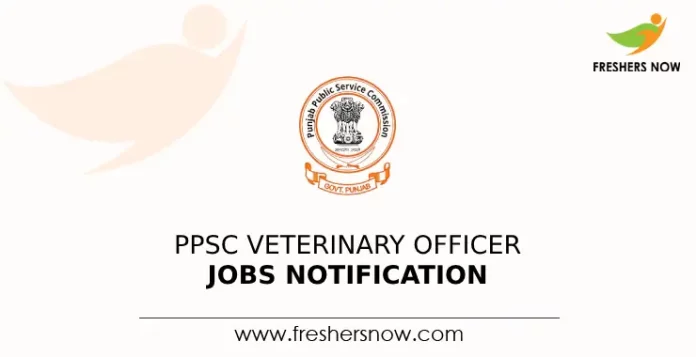 PPSC Veterinary Officer Jobs Notification