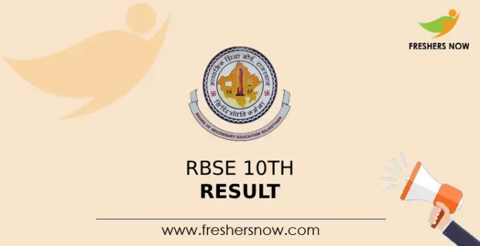 RBSE 10th Result 2024