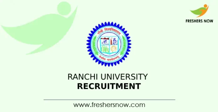 Ranchi University Recruitment